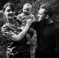 1963: Людмила, Владимир и сын Аркадий